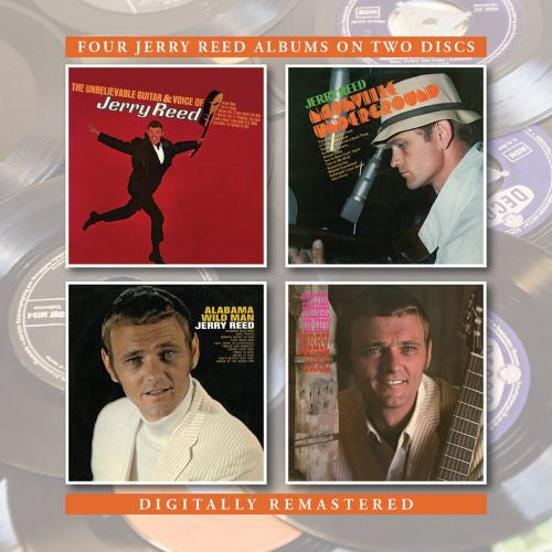 Jerry Reed - The Unbelievable Guitar And Voice Of Jerry Reed/Nashville Underground/Alabama Wild Man/Better Things In Life Record BGO Records 2016 / UK / Slipcase / BGO Records / 65HGN NEW NEW