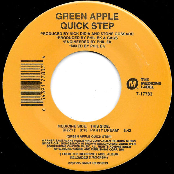 Green Apple Quick Step – Dizzy / Party Dream – Release:d4965797-7694-40c1-92b5-2a88823e26a5 (cover)