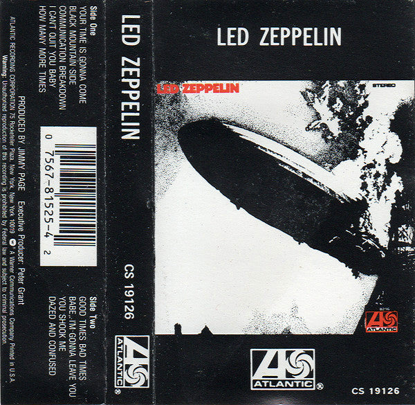 Led Zeppelin - Led Zeppelin Record Atlantic US / Atlantic VG VG