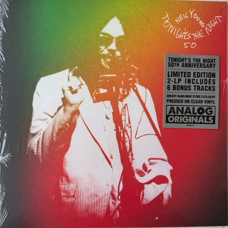 Neil Young - Tonight's The Night 50 Record Reprise Records 2025 / Worldwide / Clear / Reprise Records / PI8DQ NEW NEW