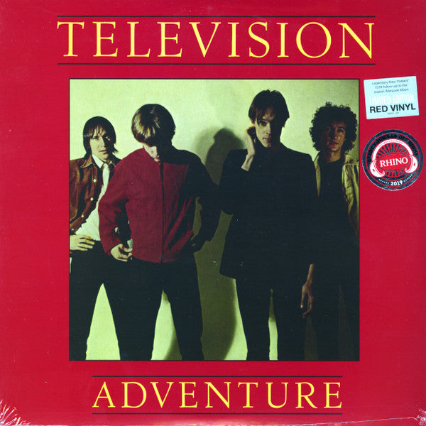 Television - Adventure Record Elektra 2019 / US / Red / Elektra / 5ZSX6 NEW NEW