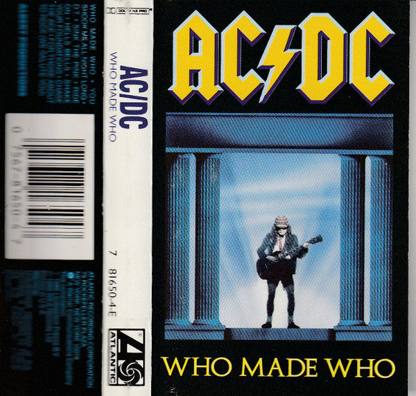 AC/DC - Who Made Who Record Atlantic 1986 / US / SR / Atlantic VG+ VG+
