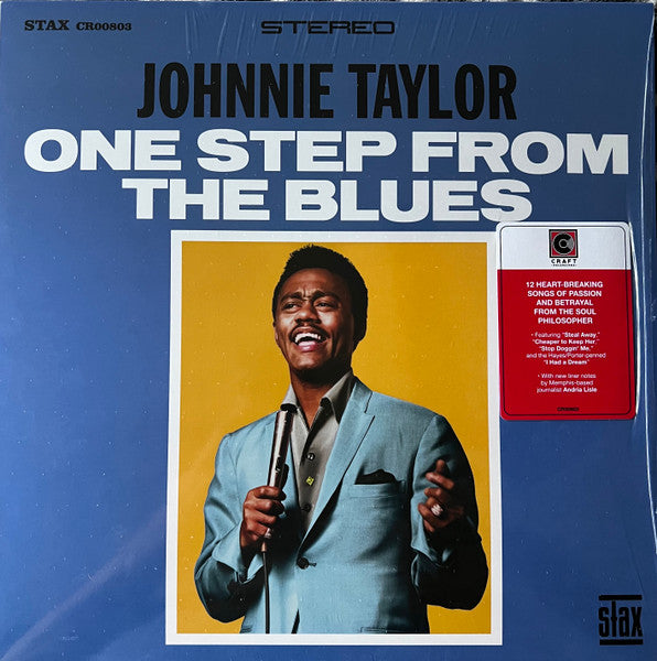 Johnnie Taylor - One Step From The Blues Record Stax 2024 / US / Stax / 4TO54 NEW NEW