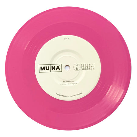 MUNA - Silk Chiffon (Pink Vinyl) Vinyl > 7-inch Saddest Factory NEW NEW