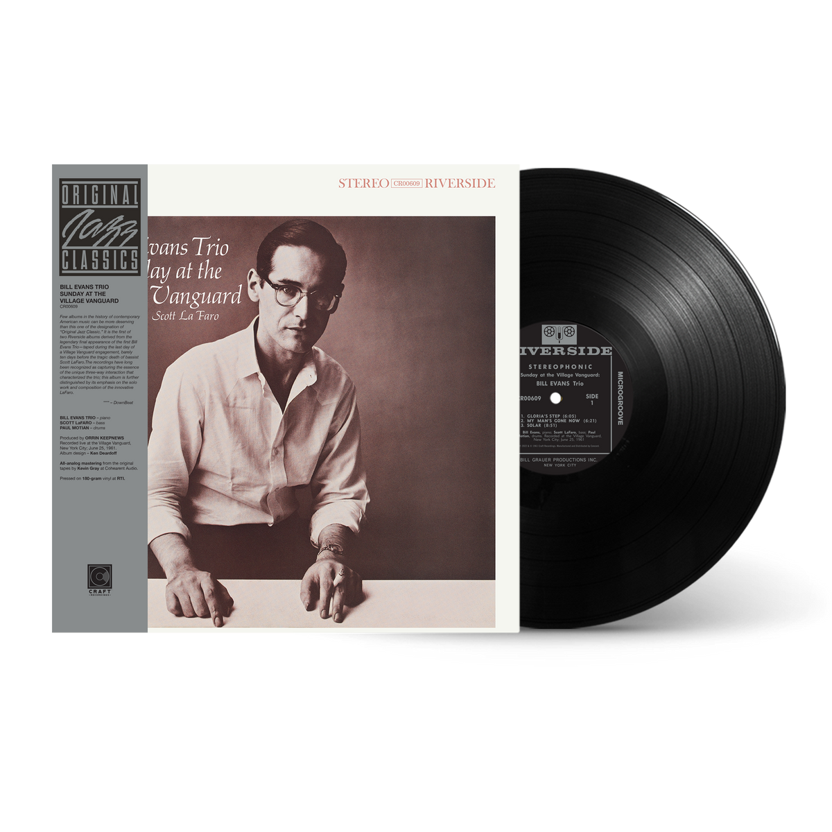Bill Evans Trio - Sunday At The Village Vanguard (Original Jazz Classics Series) Vinyl > LP Craft Recordings NEW NEW