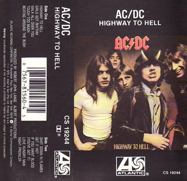 AC/DC - Highway To Hell Record Atlantic US / Atlantic VG VG