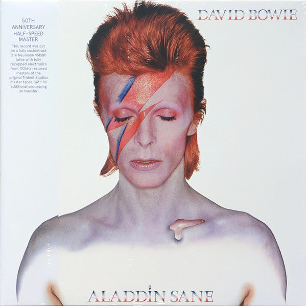 David Bowie - Aladdin Sane Record Parlophone 2023 / Worldwide / 50th Anniversary, Half Speed Master / Parlophone / CINHJ NEW NEW