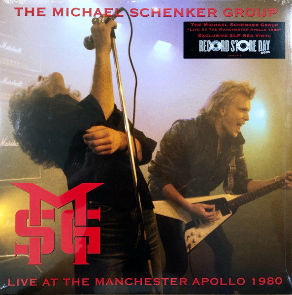 The Michael Schenker Group - Live At The Manchester Apollo 1980 Record Chrysalis Catalogue 2021 / USA & Europe / Red / Chrysalis Catalogue / VJSUS NEW NEW