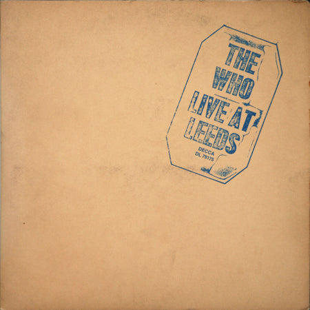 The Who - Live At Leeds Record Decca 1970 / US / Gatefold / Decca / 7JDSE VG+ VG