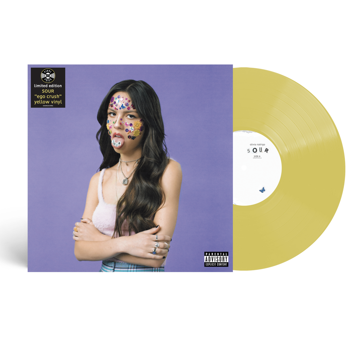 Olivia Rodrigo - SOUR (Ego Crush Yellow Vinyl Voice Edition) Vinyl > LP Geffen Records NEW NEW