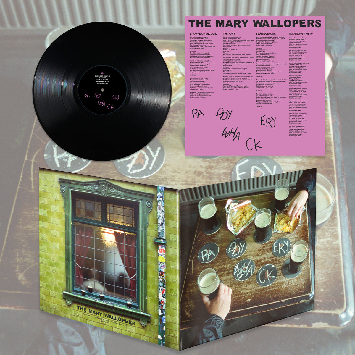 The Mary Wallopers - Paddywhackery (Black Vinyl)