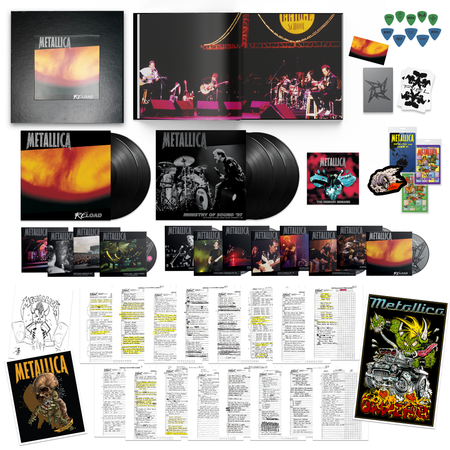 Metallica - ReLoad (Remastered Deluxe 5LP + 7-inch + 15CD + 4DVD Box Set) Vinyl > Box Set Blackened NEW NEW