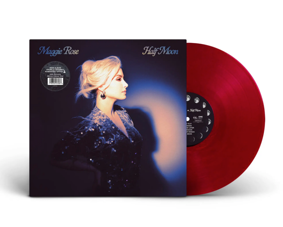 Maggie Rose - Half Moon (Indie Exclusive Maroon Vinyl) Vinyl > LP One Riot Records NEW NEW