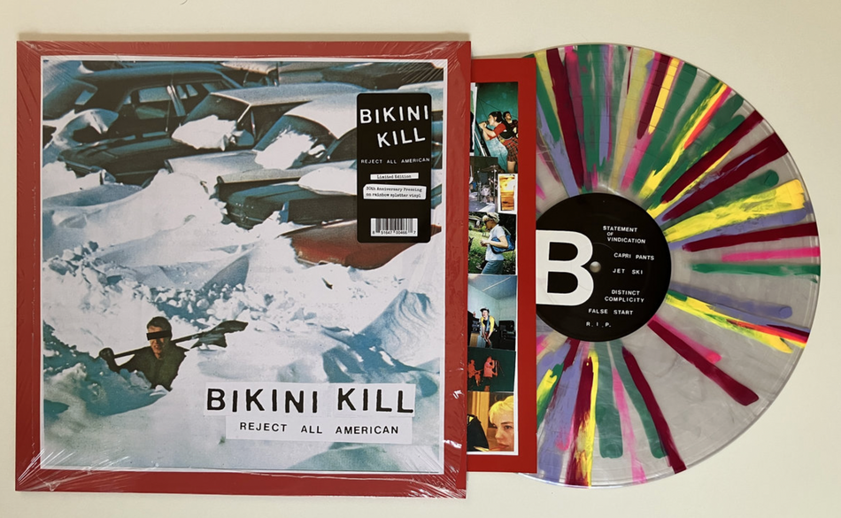 Bikini Kill - Reject All American (Rainbow Splatter Vinyl) Vinyl > LP Bikini Kill Records NEW NEW