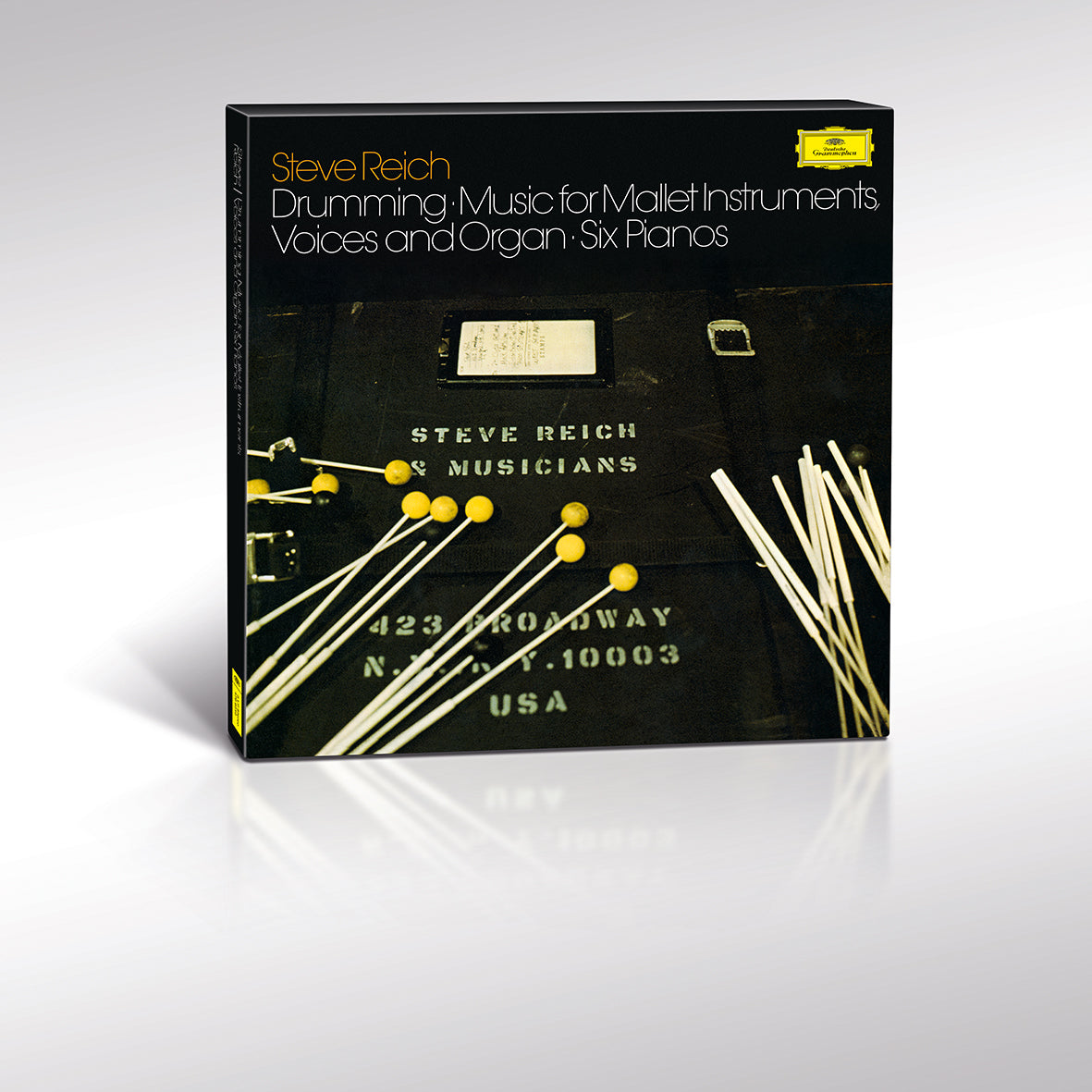 Steve Reich - Drumming / Music For Mallet Instruments, Voices And Organ / Six Pianos (The Original Source 3LP Box Set)