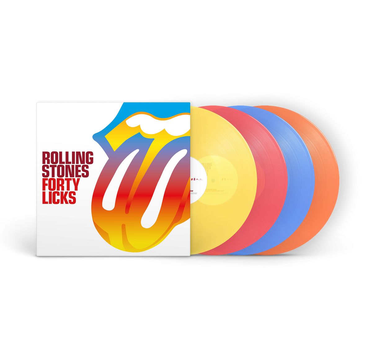[PREORDER] The Rolling Stones - Forty Licks Preorder Interscope 2026 / US / Transparent Multicolor 4LP 180g Gatefold / Interscope NEW NEW