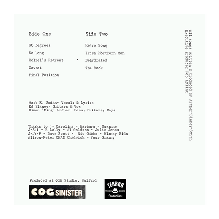The Fall - Post Script (Black Vinyl)