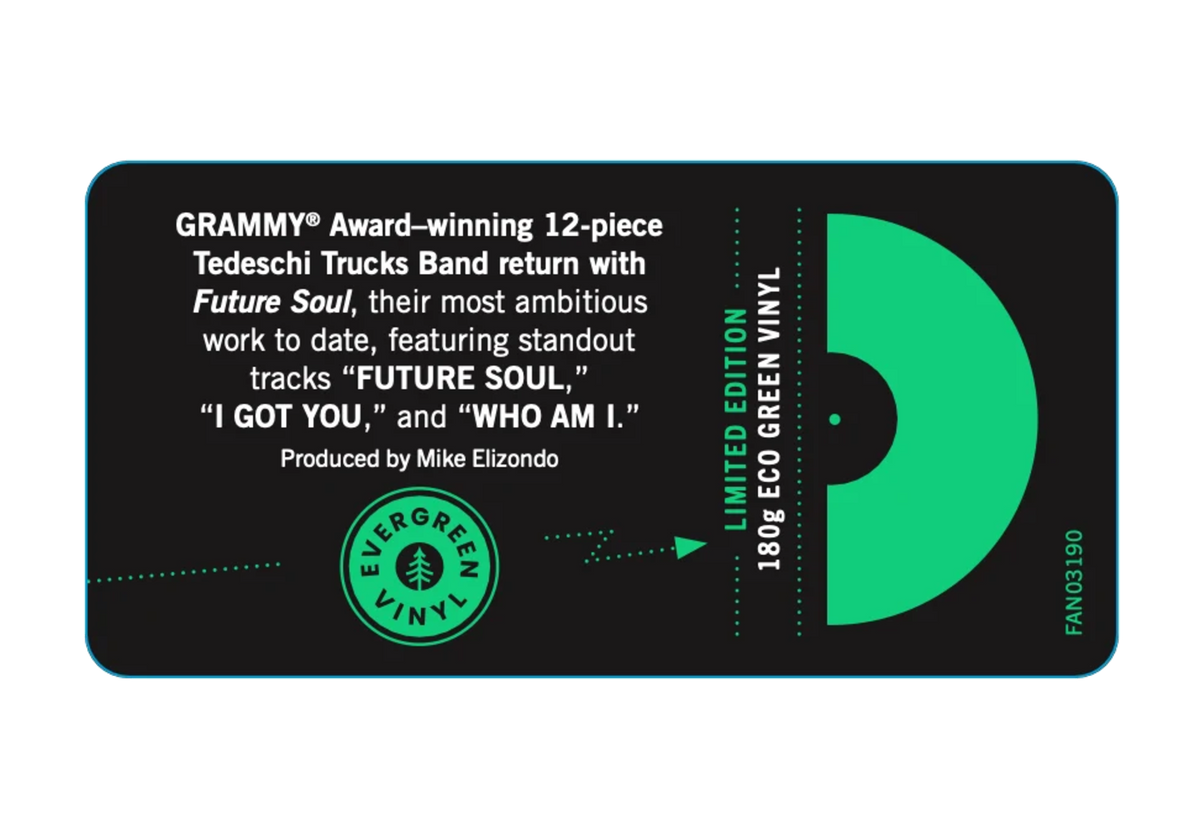 Tedeschi Trucks Band - Future Soul (Evergreen Vinyl Exclusive Eco Green Vinyl) - Evergreen Vinyl Exclusive sticker