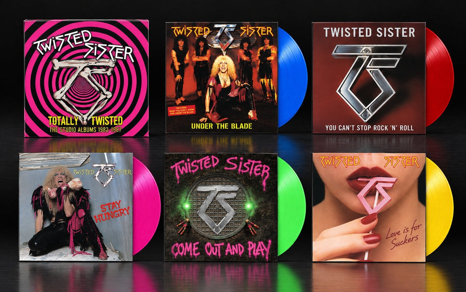 Twisted Sister - Totally Twisted: The Studio Albums 1982-1987 (Multicolor 5LP Box Set) Vinyl > Box Set BMG NEW NEW