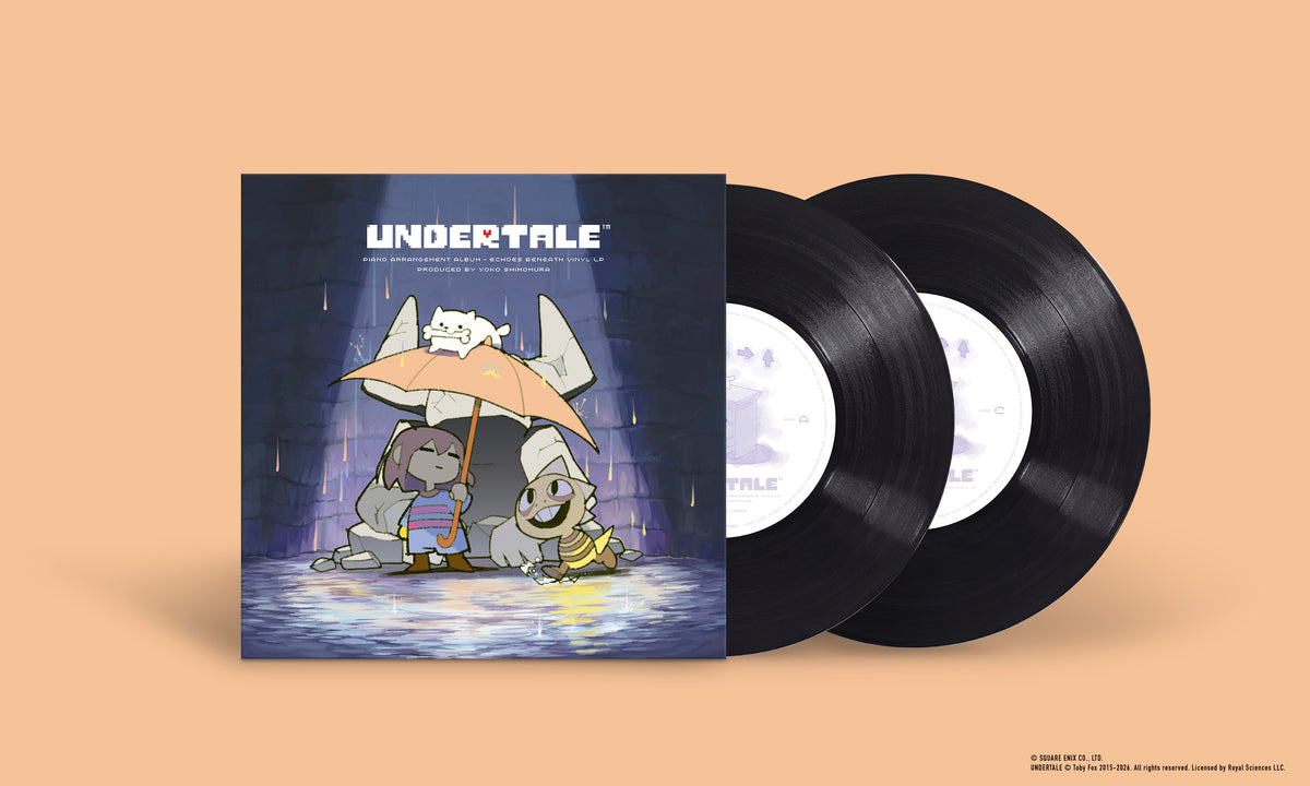 Yoko Shimomura - UNDERTALE Piano Arrangement Album: Echoes Beneath (Vinyl)