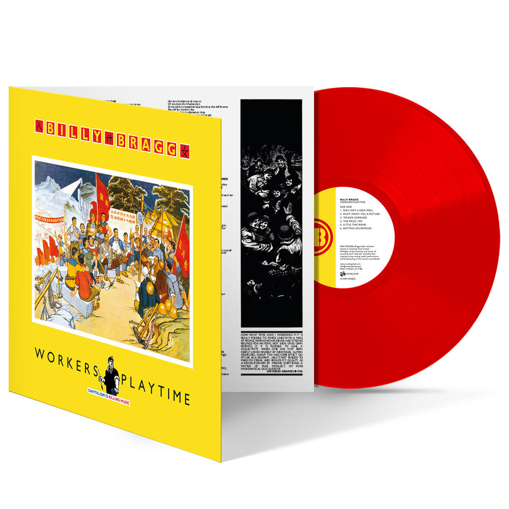 Billy Bragg - Workers Playtime (Solid Red Vinyl) Vinyl > LP Cooking Vinyl NEW NEW