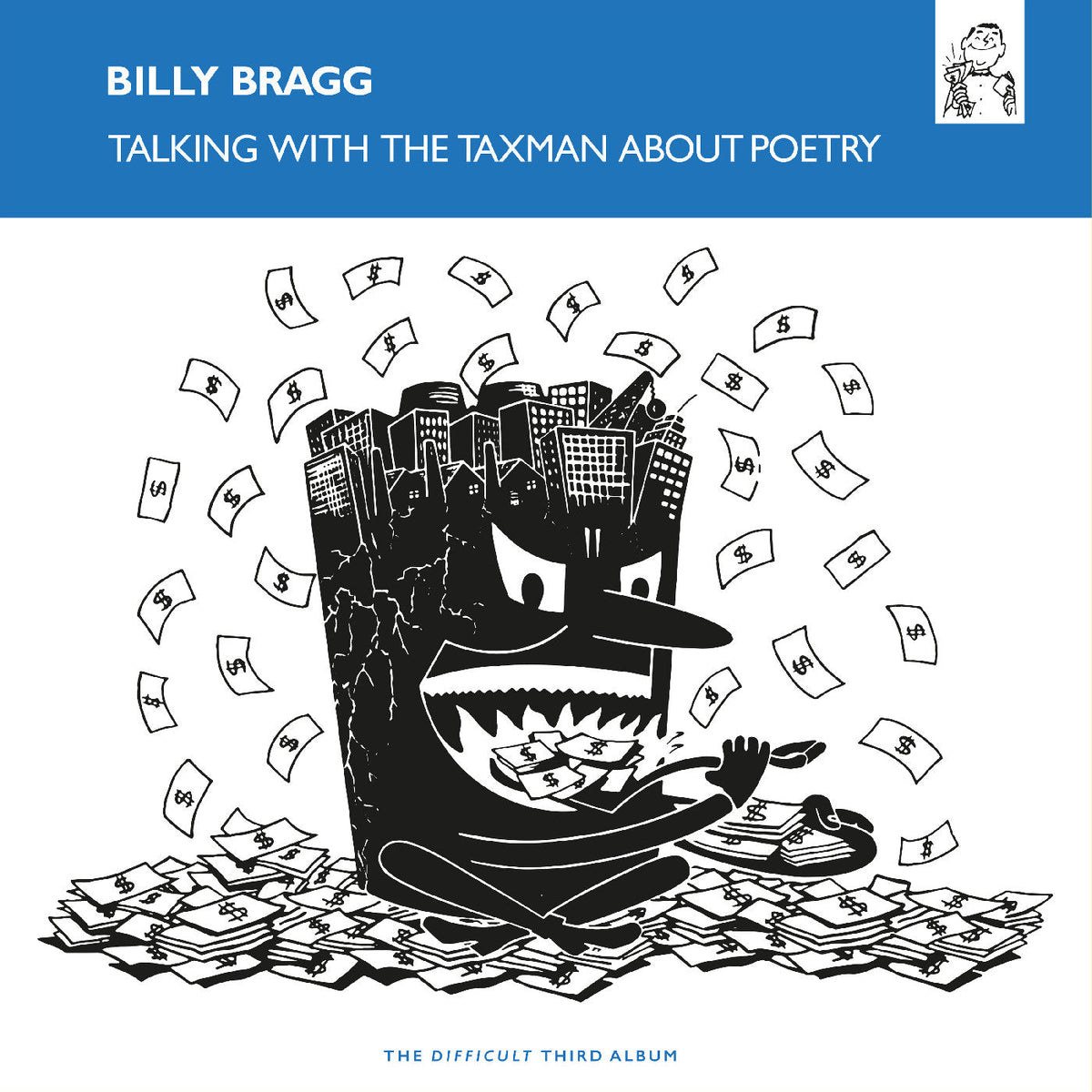 Billy Bragg - Talking With The Taxman About Poetry (Solid Blue Vinyl)
