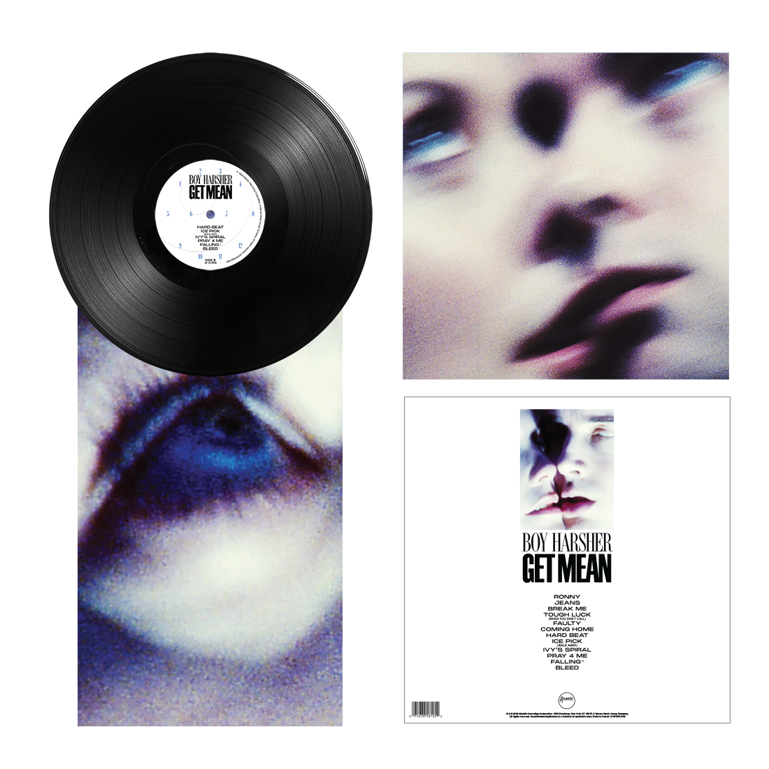Boy Harsher - GET MEAN (Black Vinyl) Vinyl Atlantic