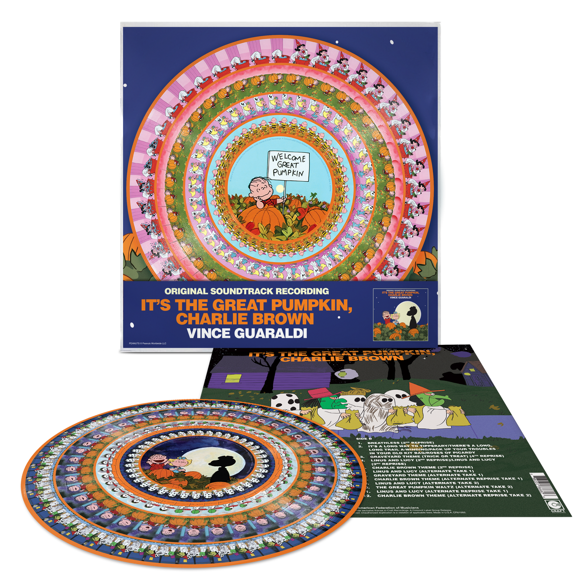 Vince Guaraldi - It's The Great Pumpkin, Charlie Brown (Zoetrope Picture Disc Vinyl)