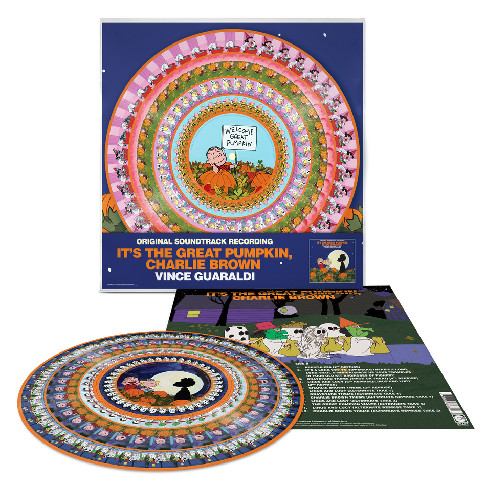 Vince Guaraldi - It's The Great Pumpkin, Charlie Brown (Zoetrope Picture Disc Vinyl) Vinyl > LP Craft Recordings NEW NEW