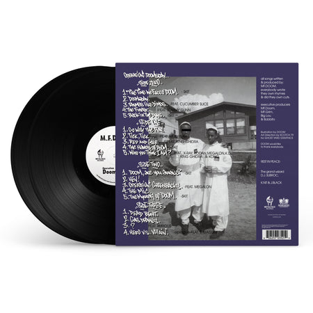 MF DOOM - Operation: Doomsday (Black Vinyl) back cover