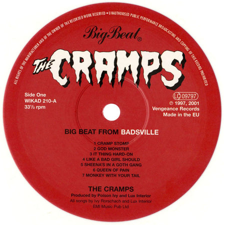 The Cramps - Big Beat from Badsville (White Vinyl)