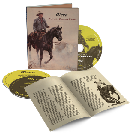 [PREORDER] Ween - 12 Golden Country Greats Preorder Elektra / WEA 2026 / US / Deluxe Edition 3CD Softpak / Elektra / WEA NEW NEW