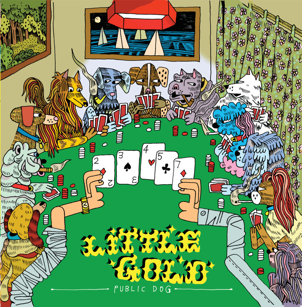 [PREORDER] Little Gold - Public Dog Preorder Tall Texan 2026 / US / Indie Exclusive Yellow & Green Vinyl LP / Tall Texan NEW NEW