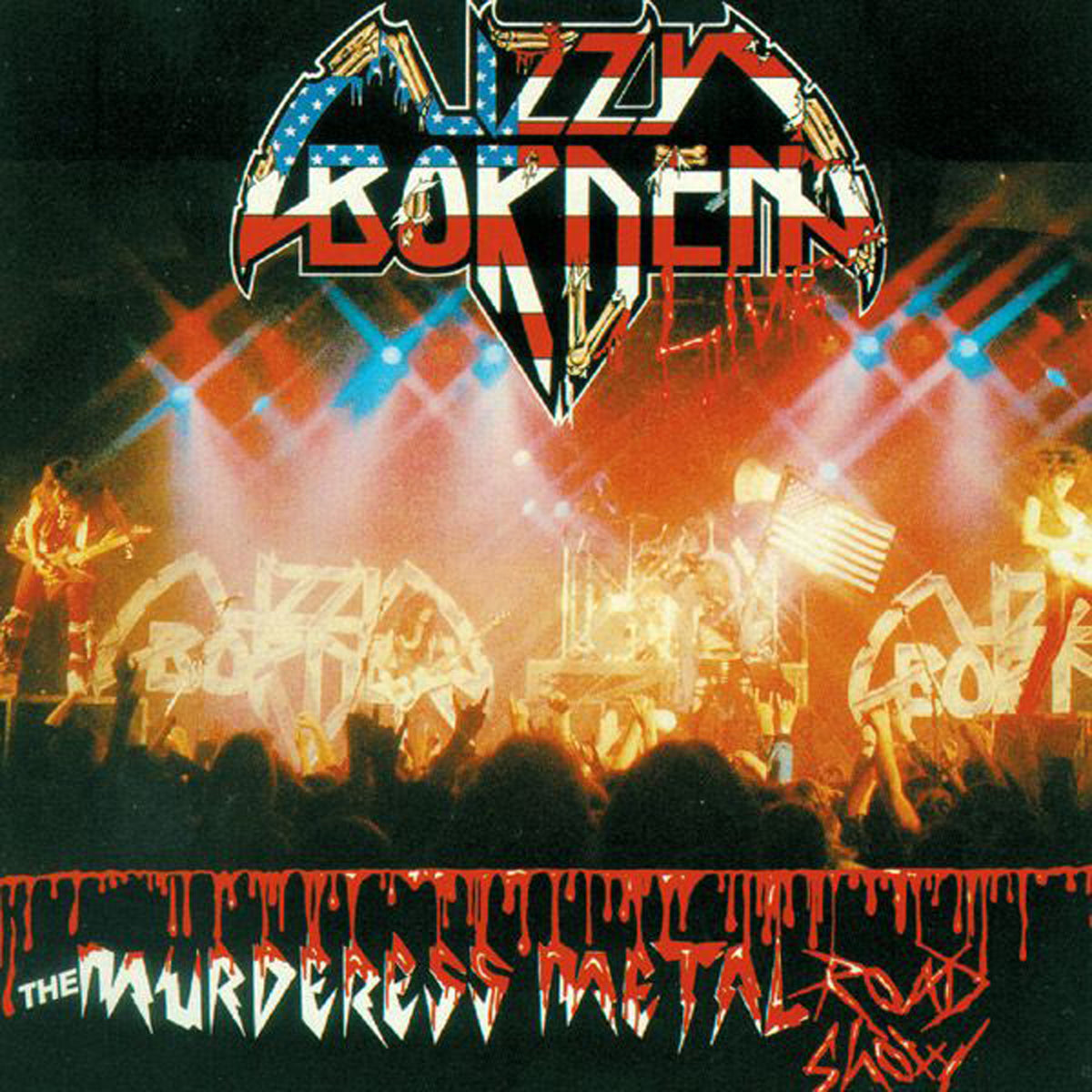 Lizzy Borden - The Murderess Metal Road Show (Indie Exclusive Red & Blue Vinyl) Vinyl Brutal Planet