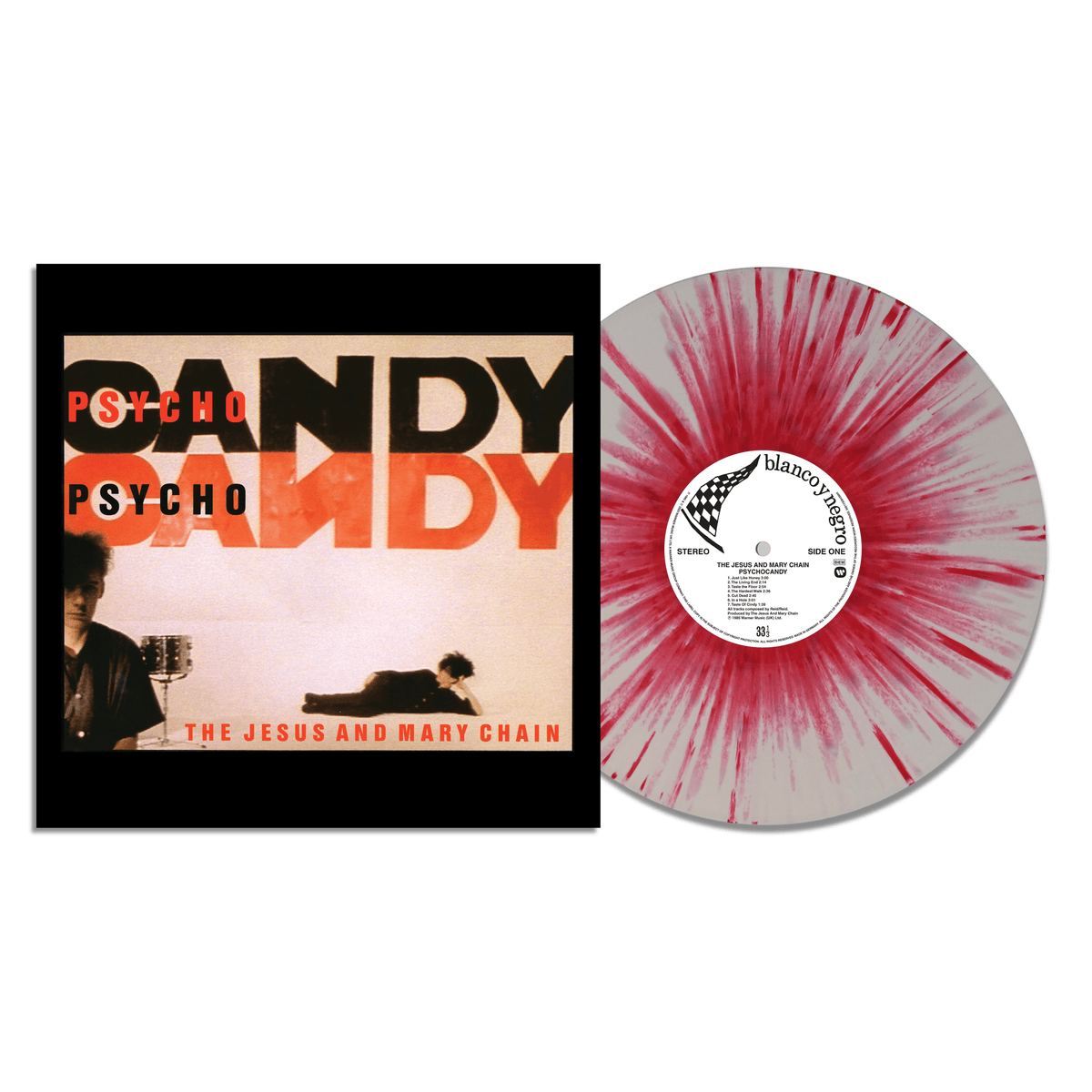The Jesus and Mary Chain - Psychocandy (Red & White Splatter Vinyl) Vinyl > LP Blanco Y Negro NEW NEW