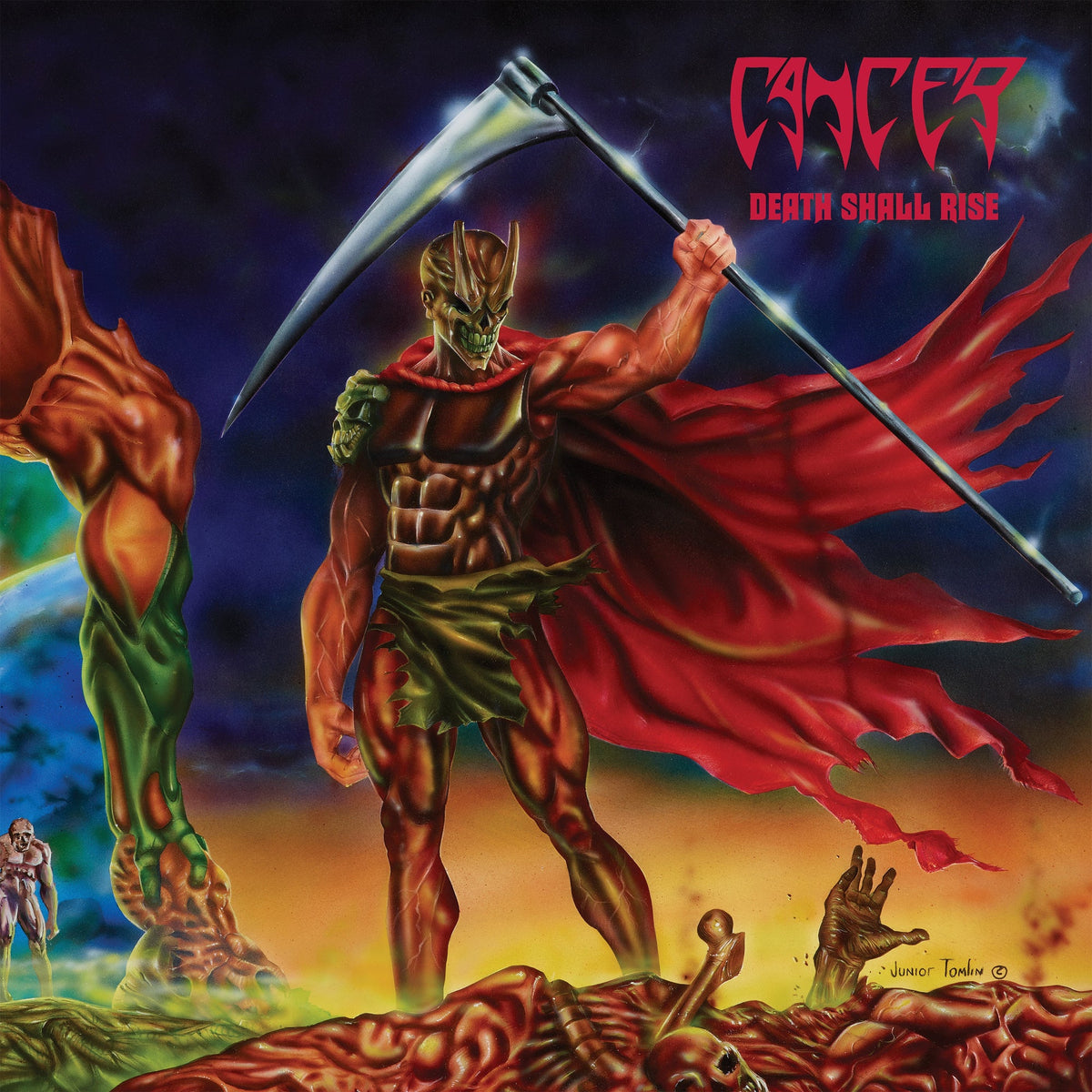 Cancer - Death Shall Rise (Blue Marble 35th Anniversary Vinyl) Vinyl Peaceville