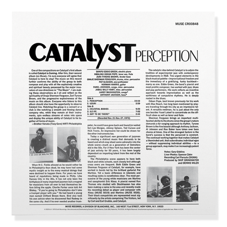 Catalyst - Perception (Jazz Dispensary Top Shelf) Vinyl > LP Craft Recordings