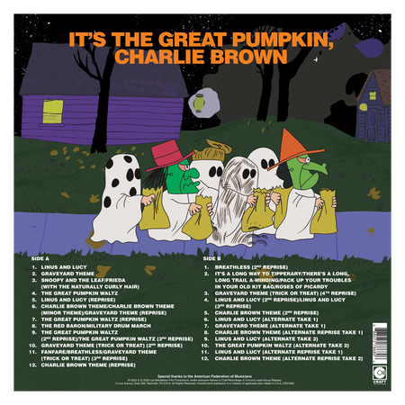 Vince Guaraldi - It's The Great Pumpkin, Charlie Brown (Zoetrope Picture Disc Vinyl)