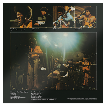 Gary Bartz NTU Troop - I've Known Rivers and Other Bodies (Jazz Dispensary Top Shelf Series) back cover