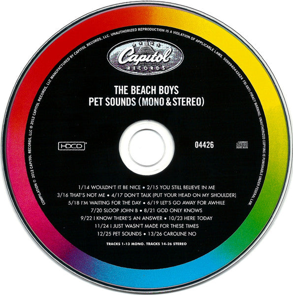 The Beach Boys - Pet Sounds (2012 Remaster CD) CD Capitol Records