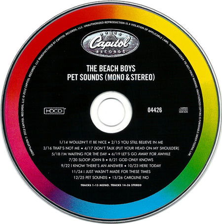The Beach Boys - Pet Sounds (2012 Remaster CD) CD Capitol Records