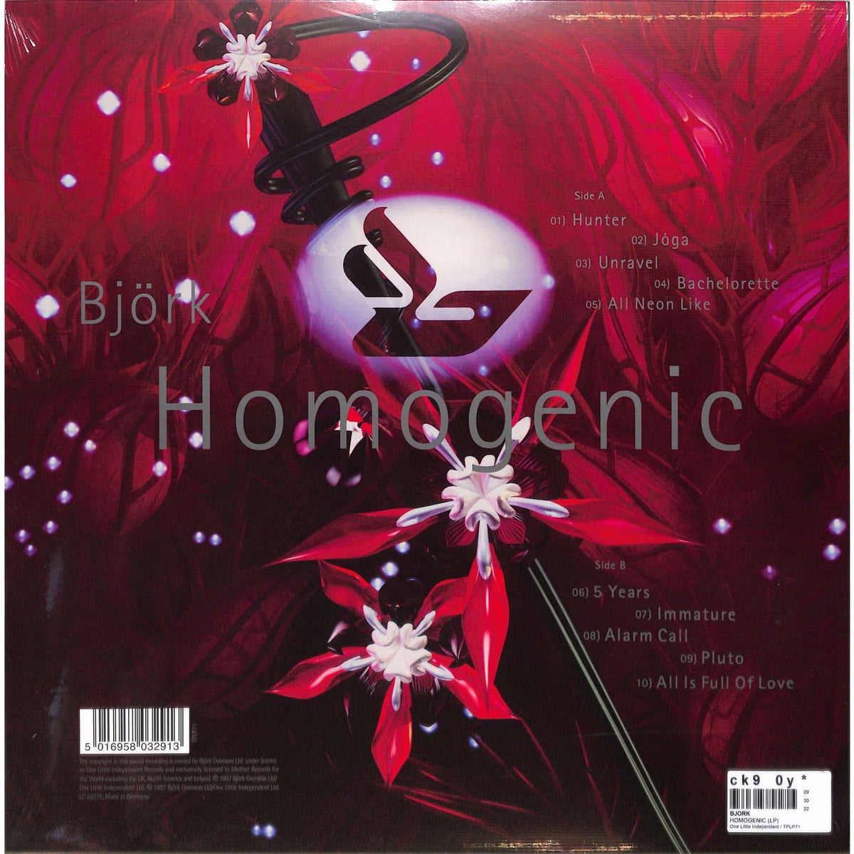 Björk - Homogenic (Vinyl)
