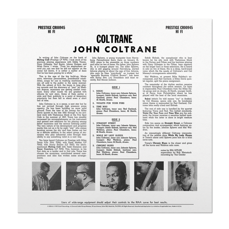 John Coltrane - Coltrane (Original Jazz Classics Vinyl)