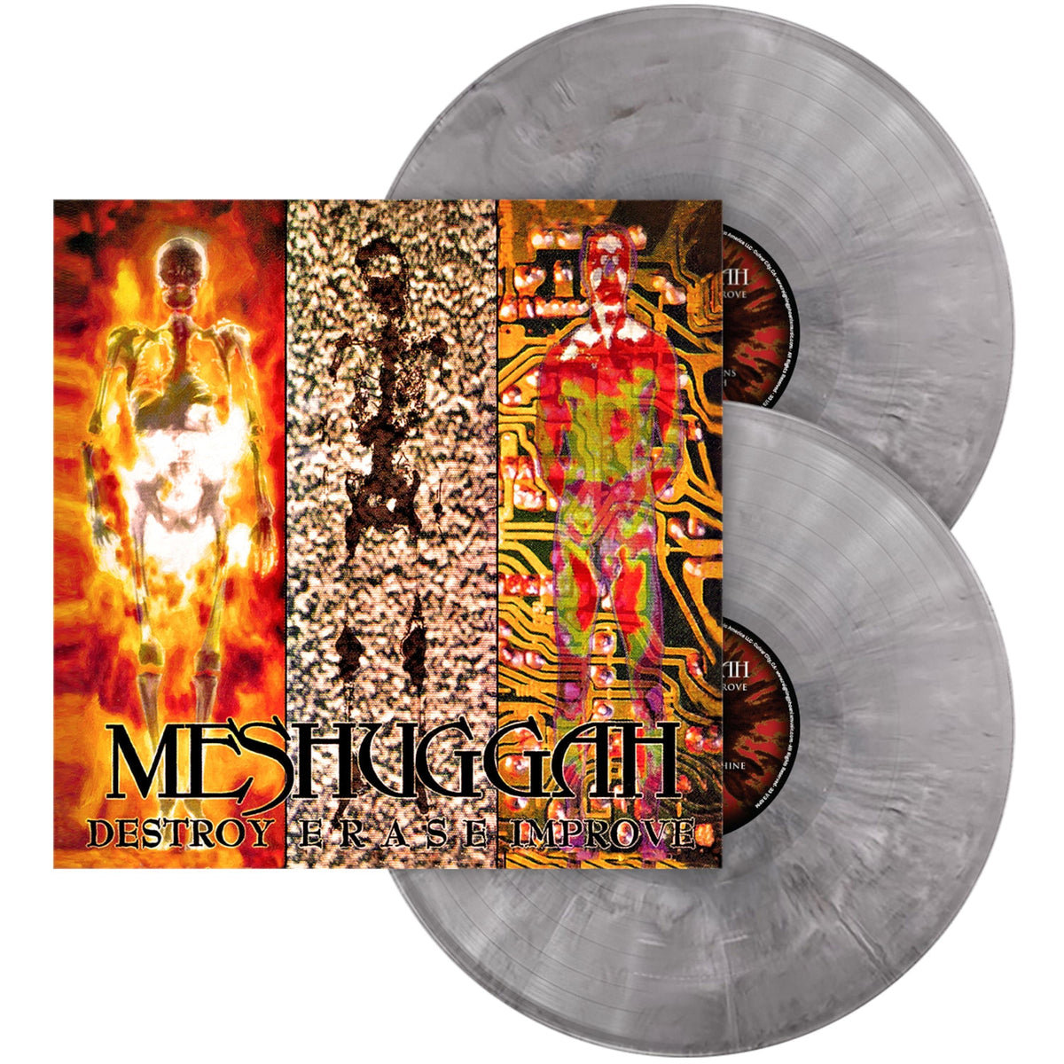 Meshuggah - Destroy Erase Improve (Gray, Black & White Marble 30th Anniversary Vinyl) Vinyl > LP Reigning Phoenix Mus NEW NEW