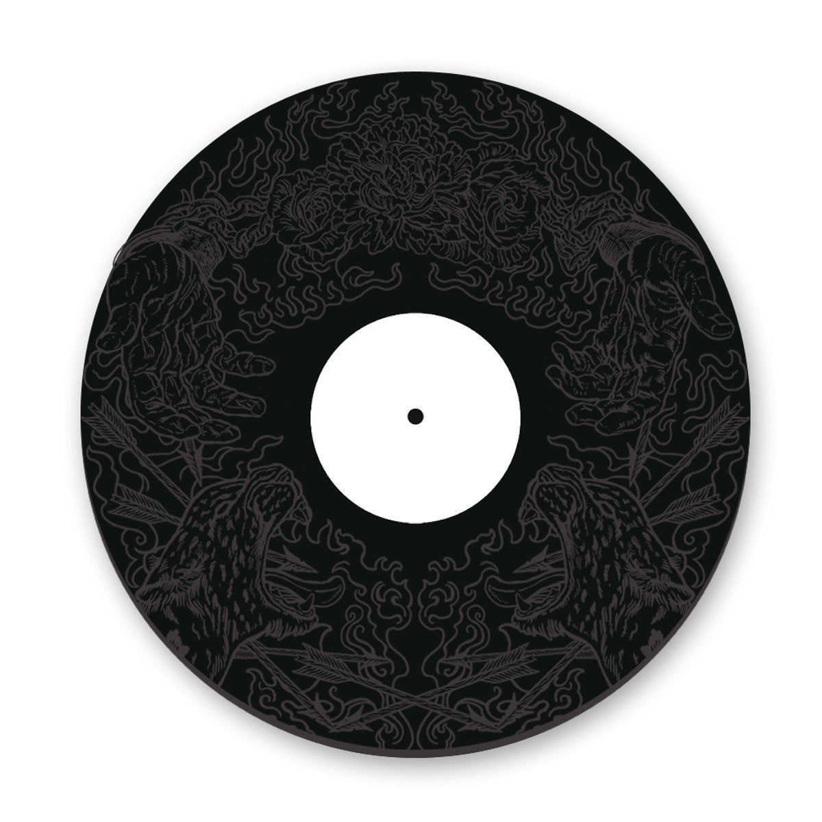 Dälek - Endangered Philosophies (Vinyl) - side D etching