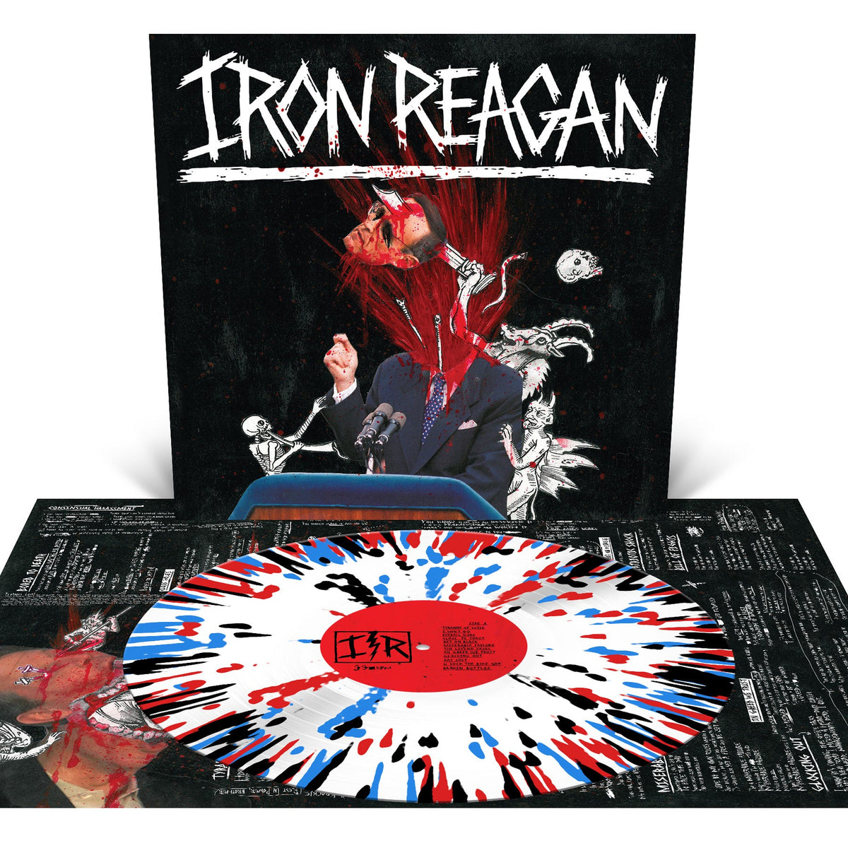 Iron Reagan - The Tyranny of Will (White Splatter Vinyl) Vinyl > LP Relapse NEW NEW