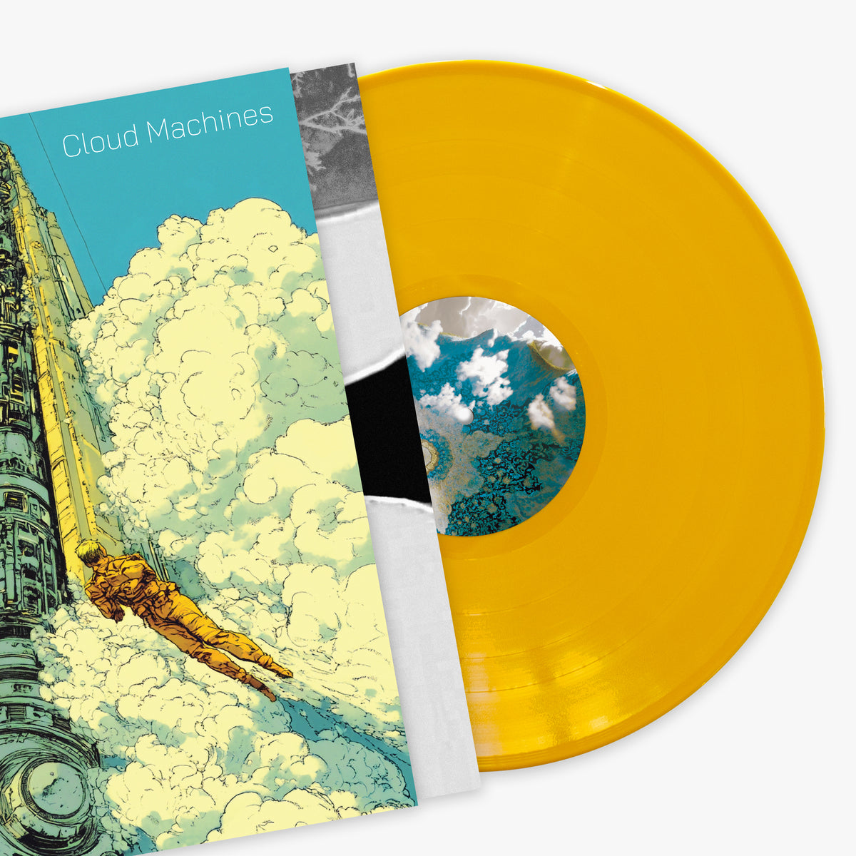 Martin Schmidt & John Berndt - Cloud Machines - Egg Yolk Vinyl packshot