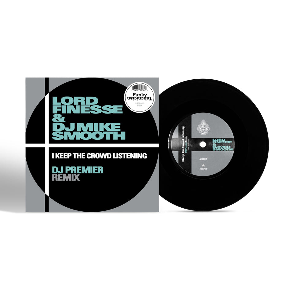 Lord Finesse - I Keep The Crowd Listening (DJ Premier Remix) (Black 7-inch) Vinyl > 7-inch Funky Technician NEW NEW