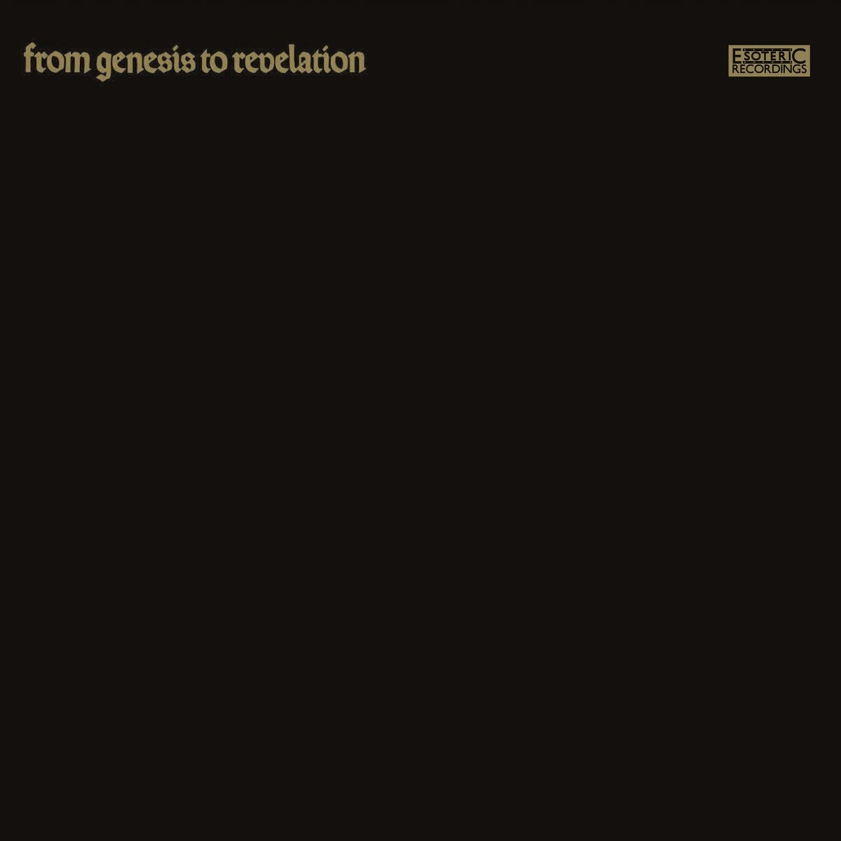 [PREORDER] Genesis - From Genesis To Revelation Preorder Esoteric 2026 / 4CD + Blu-ray Box Set [Import] / Esoteric NEW NEW