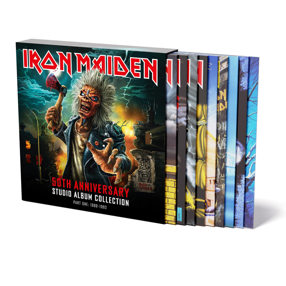 Iron Maiden - 50th Anniversary Studio Album Collection, Part One: 1980-1992 (Multicolor 10LP Box Set) Vinyl Sanctuary Records Multicolor 10LP Box Set NEW NEW